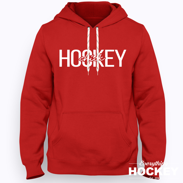 A1834-020 Heather Grey Blank Hockey Lace Hoodie Sweatshirt –